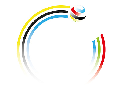 World Championship ball ball championship colorful dynamic fade sport sports logo world championship