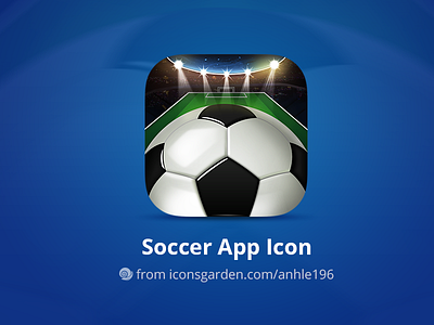 World Cup Soccer app icon appicon champion football game grass iconsgarden match soccer stadium world cup yard