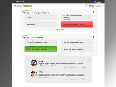 Online Leaning Website ui design ui ux web design