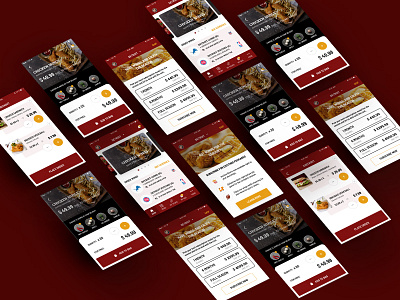 Sports & Food App app chicken ecom food onlinestore sports ui