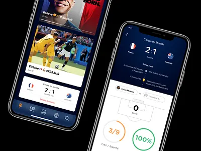 WIP - Soccer App app feed france mobile player soccer