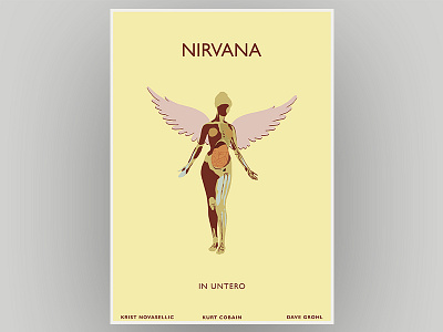 In Utero Poster Design inutero nirvana poster