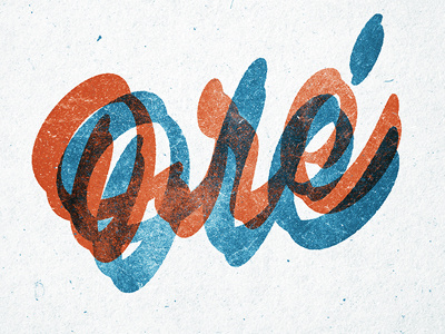 Ole Ole Ole calligraphy football game lettering print type