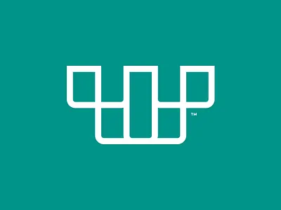 W monogram logo (outtake) brand linear logo mark monogram sign w