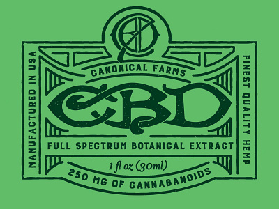 CBD Label art art director artist cbd engraving jamie stark laser engraving orange county graphic designer typography