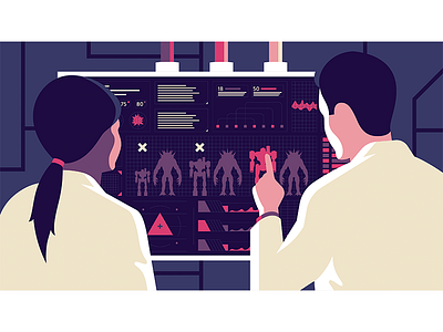 Ch 1 Design Ops Handbook character charts illustration monster robot