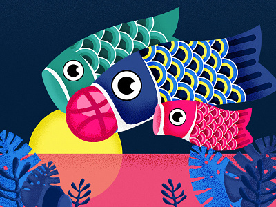 hello,Dribbble dragon boat festival flags carp