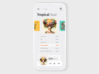 Music Player: Daily UI 009 design ios iphone mockup music photoshop prototype ui user experience user interface userinterface design ux