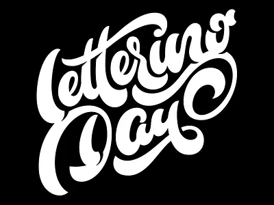Lettering Day || handlettering script