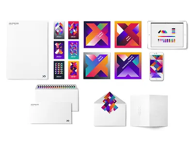 Adobe Experience Design Team Branding applications branding business card graphic design system design