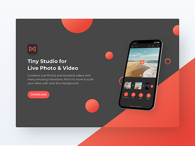 UI Challenge - Landing page challenge edit landing page photo tinymix ui video