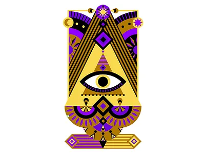 Third Eye Awakening Poster Vol.2 awakening graphic design illustration intuition poster tarot