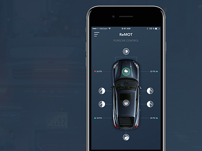 Vehicle UI car remote ui vehicle