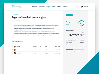 Crowdfunding — detail page crowdfunding design details tables ui ux web www