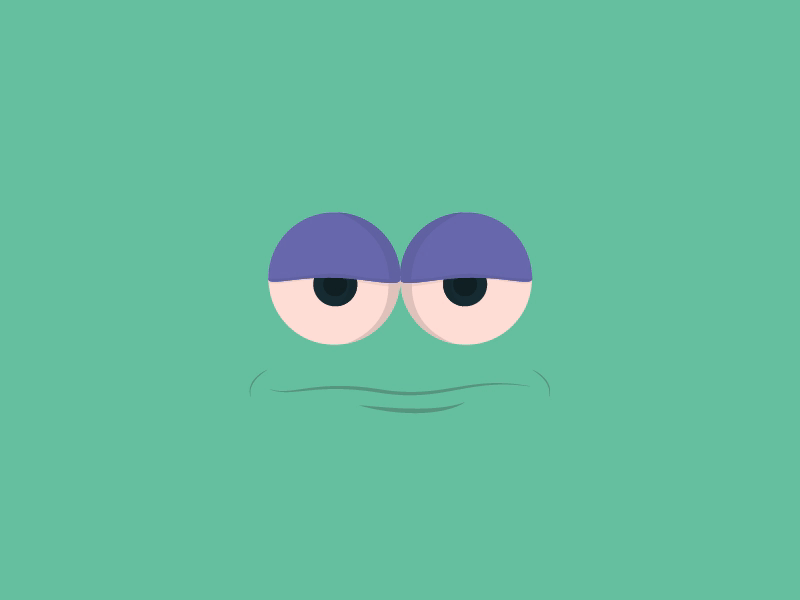 Bored animation illustration motion