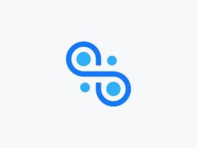 Infinity Logo Design - Loop analytics brand branding business data design ecommerce finance fintech icon identity infinity lgoo loog lgo logo saas simple simple logo software symbol tech