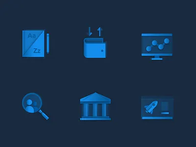 Trade Support blue cryptocurrencies exchange icon support trade