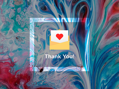 Daily UI #077 dailyui thank you ui