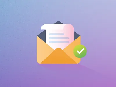 Sign Up Illustration envelope grain illustration newsletter sign up