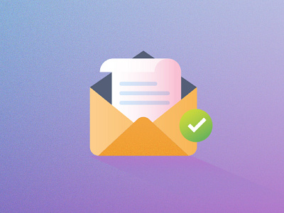 Sign Up Illustration envelope grain illustration newsletter sign up