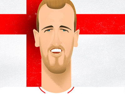 Harry Kane caricature football harry kane illustration portrait soccer world cup