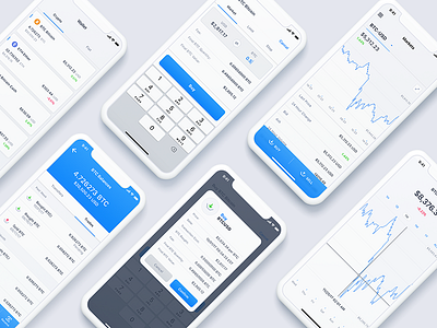 Apex Mobile Dribbble blockchain crypto cryptocurrency exchange mobile