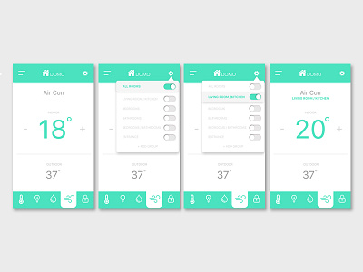Domo - Air Con - Dropdown 027 daily ui