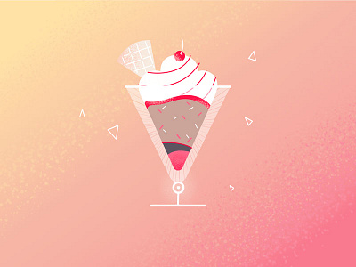 Summer Vibes animation ice cream illustration motion design motion graphics summer vibes