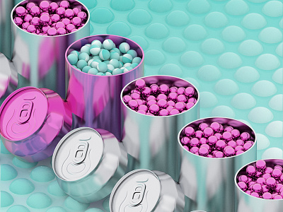 Balls can. 3d c4d can cinema4d jewelry maxon maxon3d motiongraphics redshift redshift3d silver