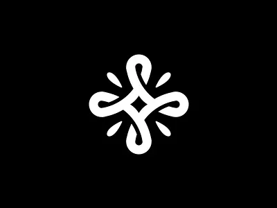 Black & White - Abstract art brand identity branding clean design flat graphic design icon illustration logo monogram typography