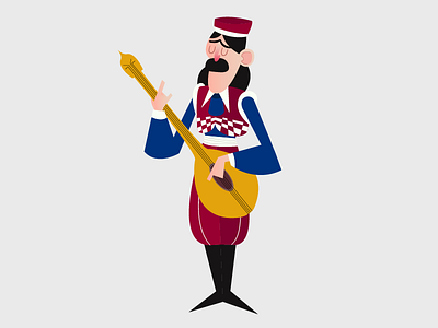 WORLD CUP 2018 FIFA - CROATIA 2018 character croatia cup football illustration world