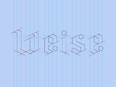 Making type logos angle black design dots font gothic letters type typography