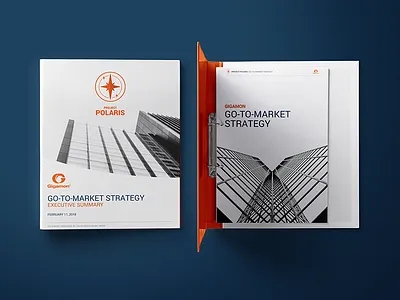 Print Binder Design binder book building business clean corporate minimalist orange print white workbook