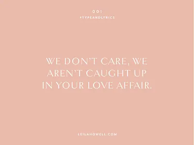 Type and Lyrics #001 font goldenbook lyrics music reference serif typeface typelyrics typetuesday typography