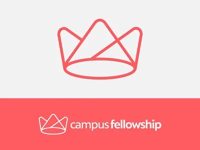 Rounded crown campus christianity church college crown logo royal university