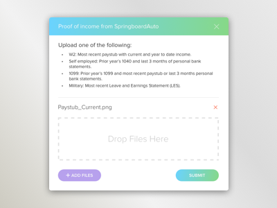 Upload Modal