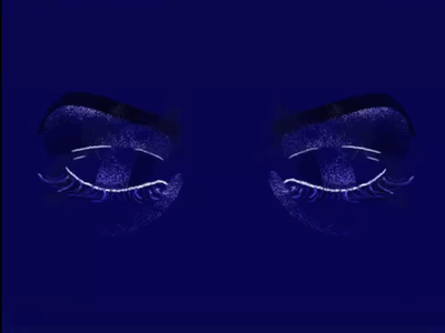 Eyeballs animation blue eyes face gif girl