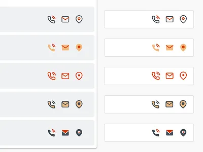 Feather Icons variations envelope feather icons icons mail map pin outline phone pin stroke two tone