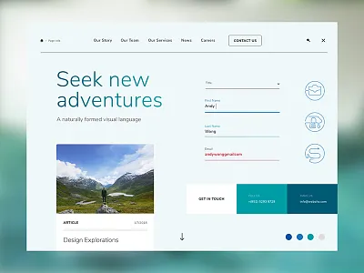 Green business UI kit clean green guidelines interface moodboard style ui ui kit web