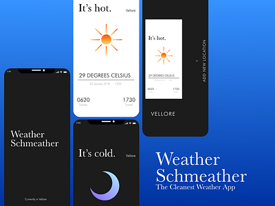 Weather Schemeather adobe madewithadobexd splashscreen weather xd