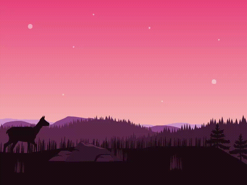 Hello Dribbble ! debuts doe dribbble nature