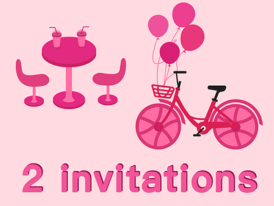 2 Dribbble invitations