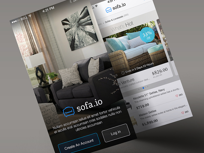 Example of Mobile App UI/UX Design