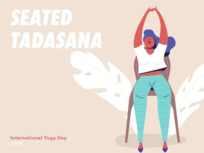 Corporate Yoga Pose#1 office workout stretch yoga poses