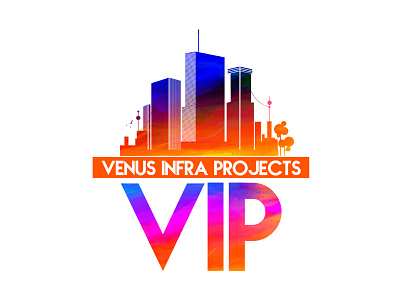 VIP - Venus Infra Projects Logo Design branding logo design