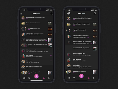 Day 31 - Notifications: Before/After challenge dailyui feed ui ux