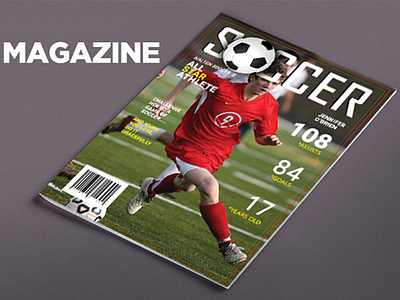 Sports Magazine Cover football ground health healthy magazine cover shoes soccer sports sports magazine cover