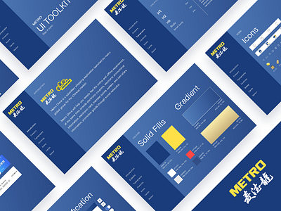 Metro UI Kit app guideline kit metro style ui ux