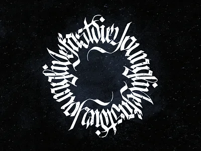 Live Fast Die Young artwork calligraphy dark gothic grunge typography vector