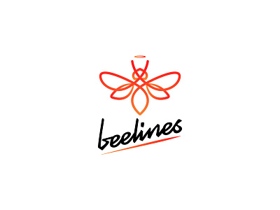 Beelines Logo bee bee logo